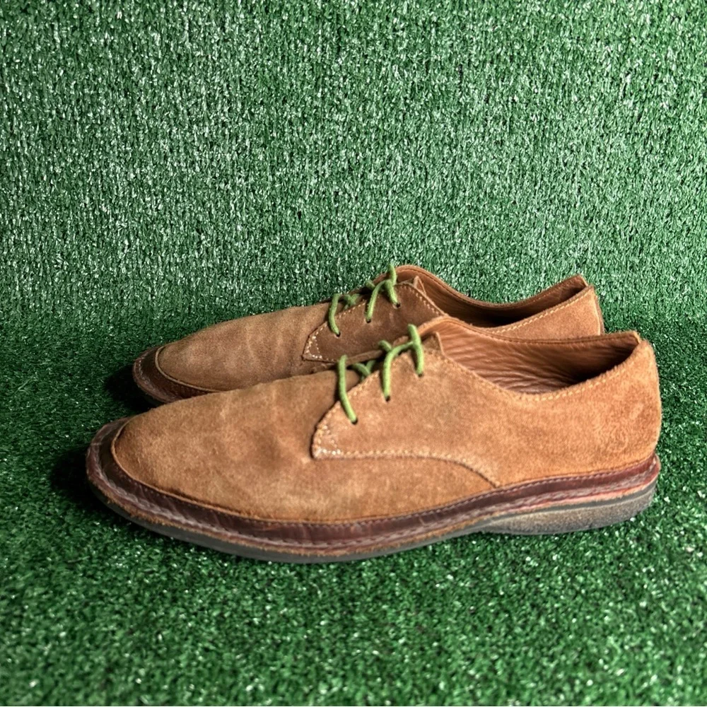 Ocean Minded‎ Mens 9.5 Brown Hemp Suede Hobo Low Top Chukka Beach Shoes
